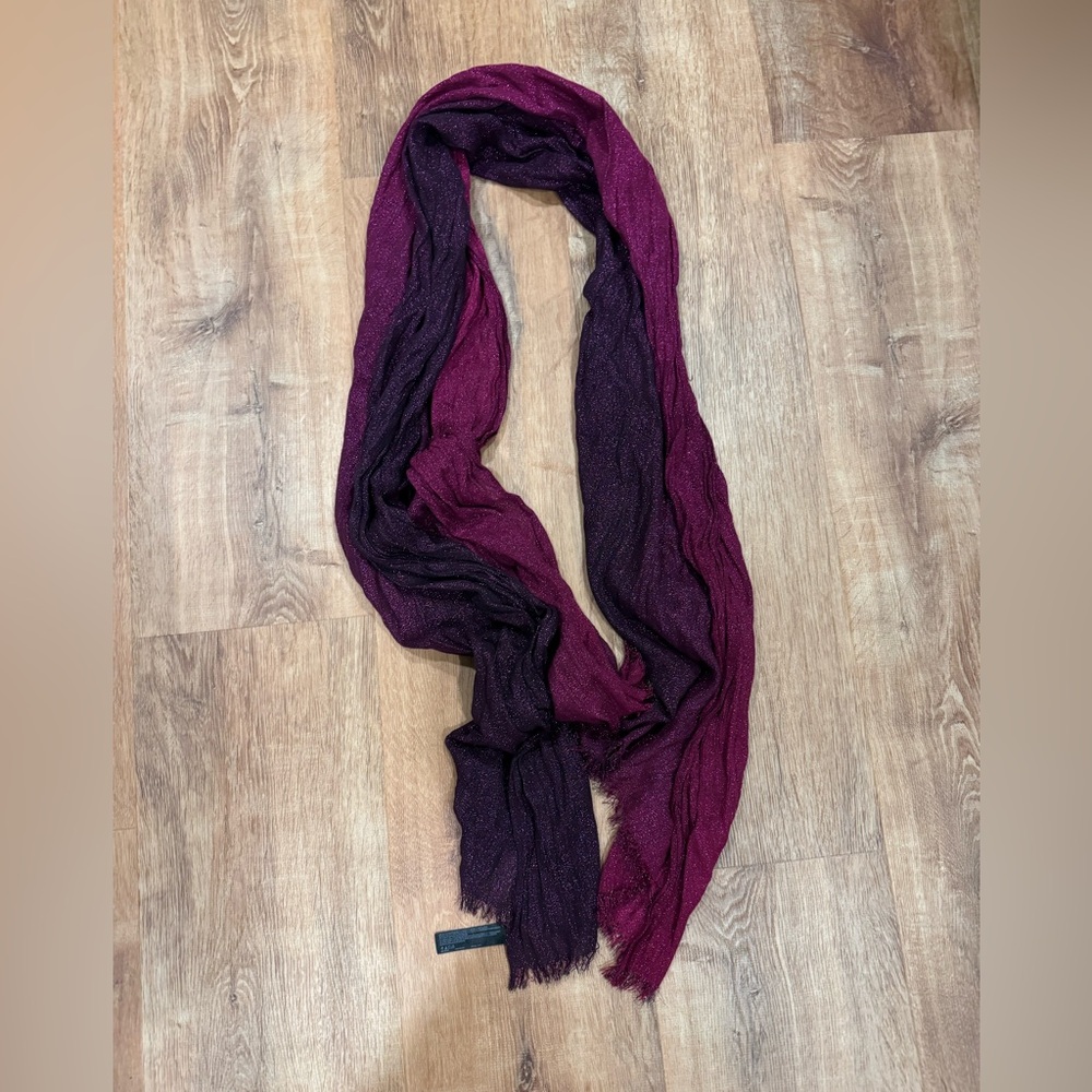 ***SOLD*** Express Pink Purple Ombré glittery scarf shawl